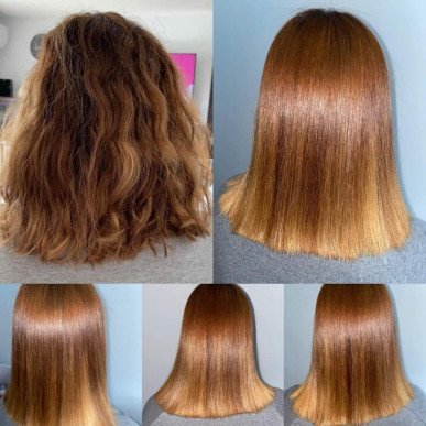NanoGold Nanoplastia - Lissage Permanent Organique des Cheveux 500ml
