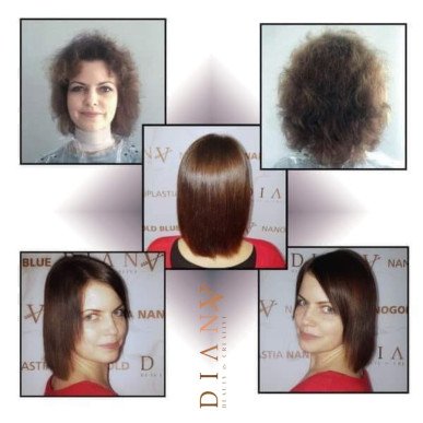 NanoGold Nanoplastia - Organic Permanent Hair Straightening 500ml