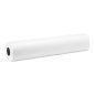 Wegwerp onderlegger van non-woven vlies 18 g, wit, 60 cm x 100 m op rol met perforatie voor salonbehandelingen