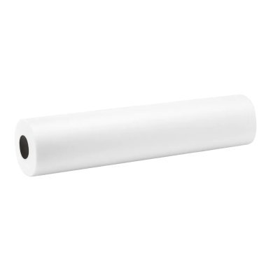 Wegwerp onderlegger van non-woven vlies 18 g, wit, 60 cm x 100 m op rol met perforatie voor salonbehandelingen