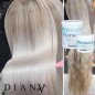 HaarBotox Platinum Herstel-, Diepvoedende, Anti-Frizz Thermische Haarbehandeling voor Blond Haar, Anti-Geel set 500ml + 300ml