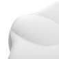 Professionele cosmetische werkkruk Azzurro 156-F bump-up sneeuwwit met verstelbare rugleuning voor salon en praktijk
