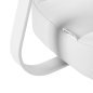 Cosmetic stool Azzurro 156-F bump-up snow-white