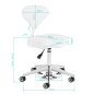 Cosmetic stool Azzurro 156-F bump-up snow-white