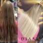 HaarBotox Platinum Herstel-, Diepvoedende, Anti-Frizz Thermische Haarbehandeling voor Blond Haar, Anti-Geel set 500ml + 300ml
