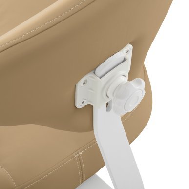 Cosmetic stool Azzurro 156-F bump-up beige (light coffee)