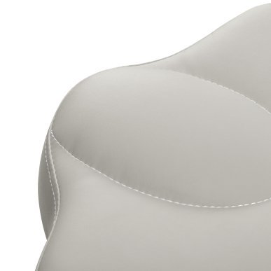 Professionele cosmetische werkkruk Azzurro 156-F bump-up grijs met verstelbare rugleuning voor salon en praktijk