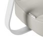 Professionele cosmetische werkkruk Azzurro 156-F bump-up grijs met verstelbare rugleuning voor salon en praktijk