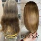 HaarBotox Platinum Herstel-, Diepvoedende, Anti-Frizz Thermische Haarbehandeling voor Blond Haar, Anti-Geel set 500ml + 300ml