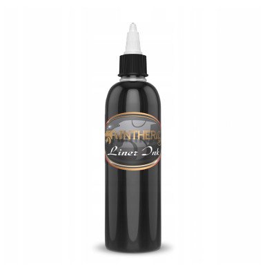 Tattoo-inkt Panthera Liner 150 ml intens zwart voor precieze lijnen en contouren, gamma-gesteriliseerd en REACH 2022