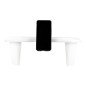 MOMO Croissant manicure rest with mobile phone holder white