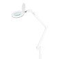 Professionele loepelamp Elegante 6031 wit met statief, 60 SMD LEDs, 3 dioptrie en 2 helderheidsniveaus voor precisiewerk