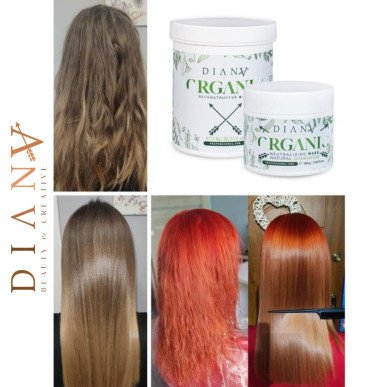 HaarTherapie Organic - Herstel-, Anti-Frizz Thermische Haarbehandeling set 500ml + 300ml