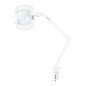 Professionele loepelamp Elegante 6030 wit met 60 SMD LEDs, 3 dioptrie en 6 lichtniveaus voor beauty, podologie en manicure