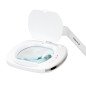 Professionele loepelamp Elegante 6030 wit met 60 SMD LEDs, 3 dioptrie en 6 lichtniveaus voor beauty, podologie en manicure