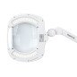 Professionele loepelamp Elegante 6030 wit met 60 SMD LEDs, 3 dioptrie en 6 lichtniveaus voor beauty, podologie en manicure