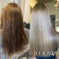 Proteïne ontkrulbehandeling GoldenBlue 500ml + shampoo 300ml voor blond, gekleurd en beschadigd haar met koele glans Proteïne ontkrulbehandeling GoldenBlue 500ml + shampoo 300ml voor blond, gekleurd en beschadigd haar met koele glans