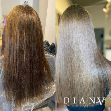 Golden Blue Brazil Protein hair straightening treatment set 500ml + 300ml