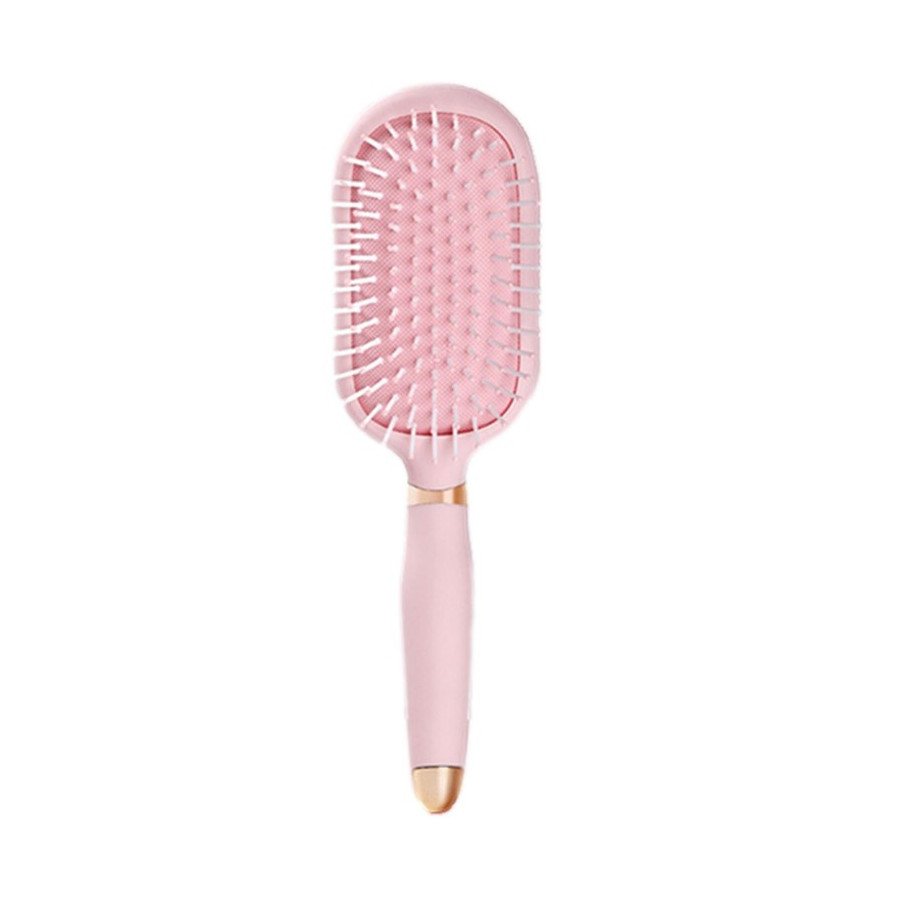 Brosse démêlante rose avec coussin d’air – massage du cuir chevelu Brosse démêlante rose avec coussin d’air – massage du cuir chevelu