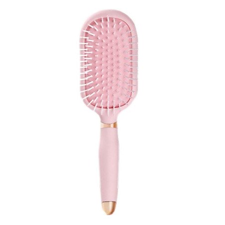 Roze ontklittende haarborstel met luchtkussen – hoofdhuidmassageborstel