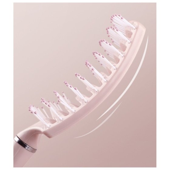 Puderrosa Haarbürste – Ansatzlifting, Styling & Kopfhautmassage