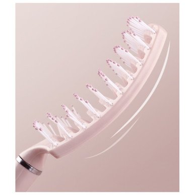 Powder Pink Hair Brush – Root Lifting, Styling & Scalp Massage