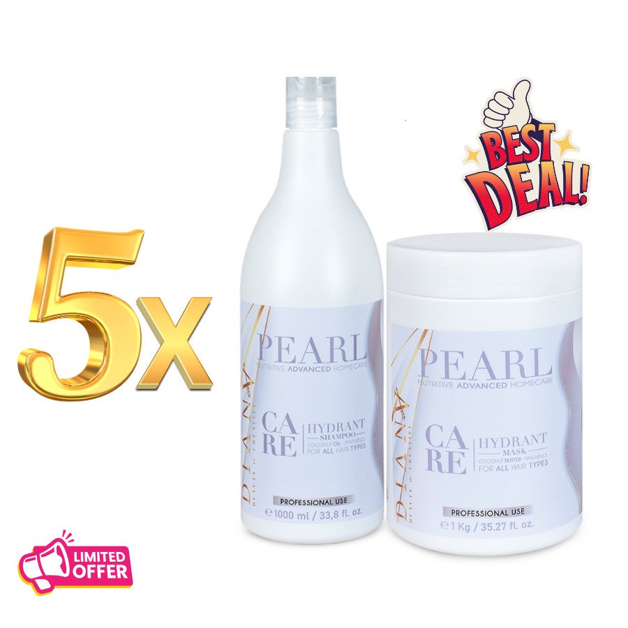 5 x Pearl Care Set 1000 ml – Betaal voor 4, ontvang 1 set GRATIS!