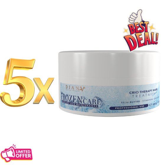 5 x Crio Therapie Haarmasker 300 ml – Betaal voor 4, 1 GRATIS!