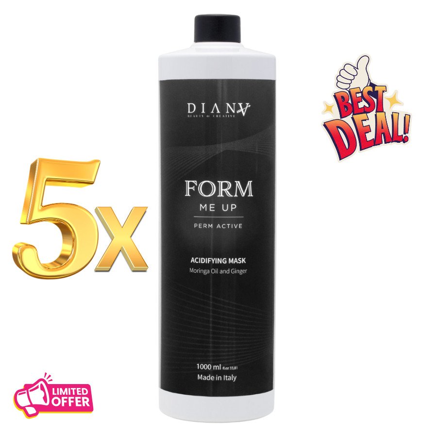 5 x Form Me Up Maska do włosów 1000 ml – Po trwałej i dla loków, 1 GRATIS!