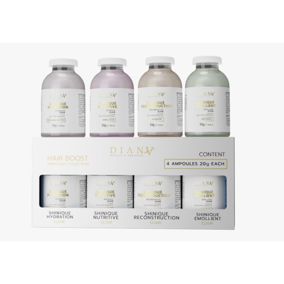 Shinique Hair Boost Elixir – Set van 4 Professionele Haar Boosters 4x20ml | Diana Beauty & Creative