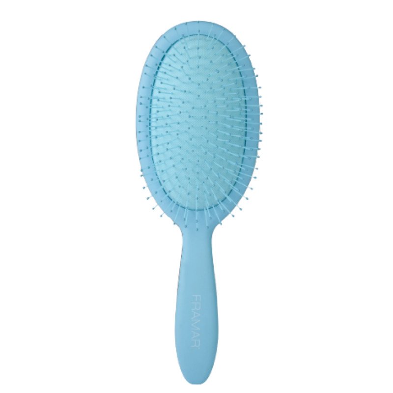 Framar Detangle Brush Peek A Blue – professional detangling hairbrush Framar Detangle Brush Peek A Blue – professional detangling hairbrush