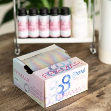 Framar Pop-up Aluminiumfolie Ethereal – 500 vorgeschnittene Folien für Friseure
