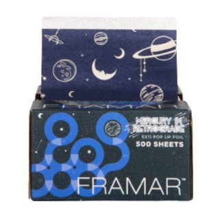 Framar Pop-up Aluminiumfolie Mercury in Retrograde – 500 vorgeschnittene Folien für Friseure