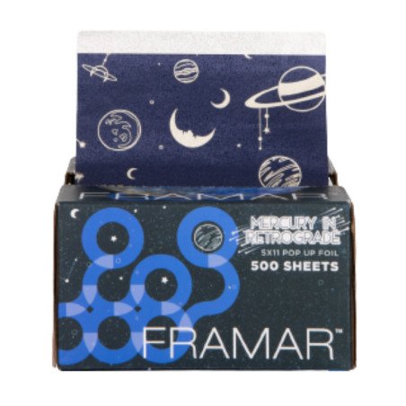 Framar Pop-up Feuilles d’aluminium Mercury in Retrograde – lot de 500 feuilles professionnelles