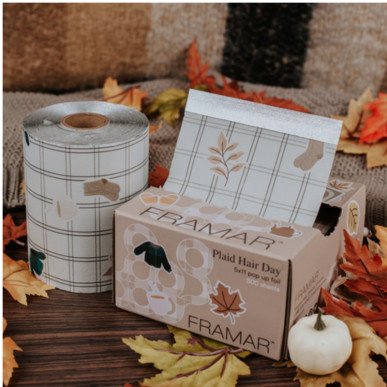 Framar Pop-up Aluminiumfolie Plaid Hair Day – 500 voorgesneden folies voor kappers