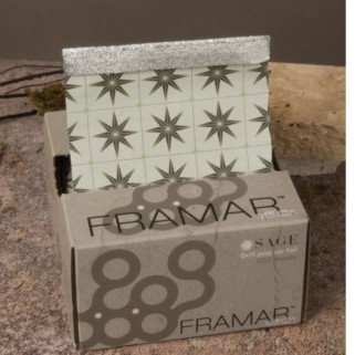Framar Pop-up Folia Aluminiowa Sage – 500 arkuszy fryzjerskich