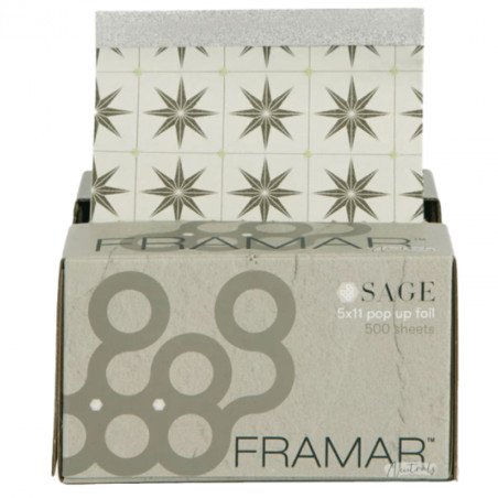 Framar Pop-up Feuilles d’aluminium Sage – lot de 500 feuilles professionnelles 3