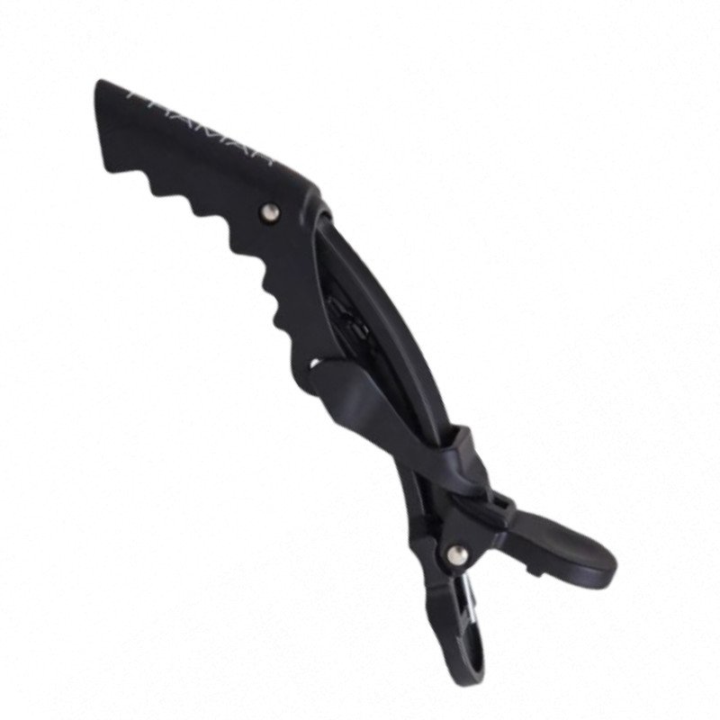 Framar Gator Grips Black – set de 4 pinces professionnelles pour cheveux Framar Gator Grips Black – set de 4 pinces professionnelles pour cheveux