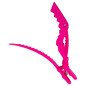 Framar Gator Grips Pink – set of 4 professional hair clips Framar Gator Grips Pink – set of 4 professional hair clips