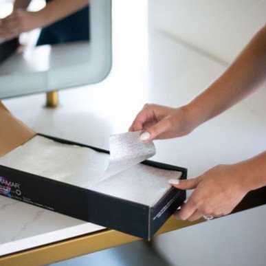 Framar Star Struck Embossed Aluminium Foil Silver 12.7x30.4 cm – 500 feuilles 4