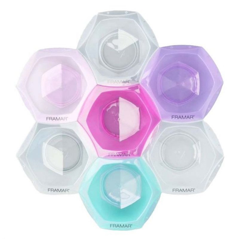 Framar Connect & Color Bowls – Set mit 7 professionellen Farbschalen Framar Connect & Color Bowls – Set mit 7 professionellen Farbschalen