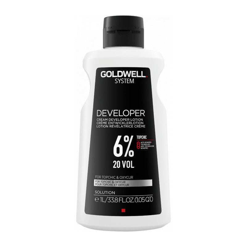 Goldwell System Developer 6% 1000ml – Professionele oxidatielotion voor Topchic haarkleuring