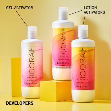 Schwarzkopf Igora Vibrance Activator Lotion 1.9% 1000ml – Professional cream developer for demi-permanent colour 3