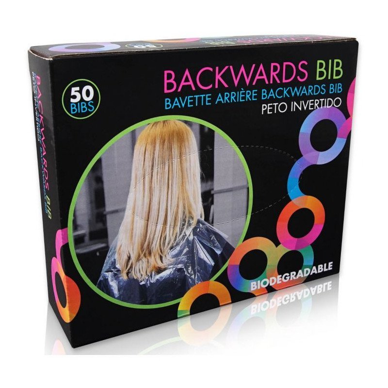 Framar Backwards Bibs Clear 50szt – biodegradowalne jednorazowe peleryny ochronne Framar Backwards Bibs Clear 50szt – biodegradowalne jednorazowe peleryny ochronne