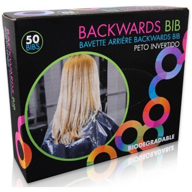 Framar Backwards Bibs Clear 50pcs – capes de protection jetables biodégradables 1