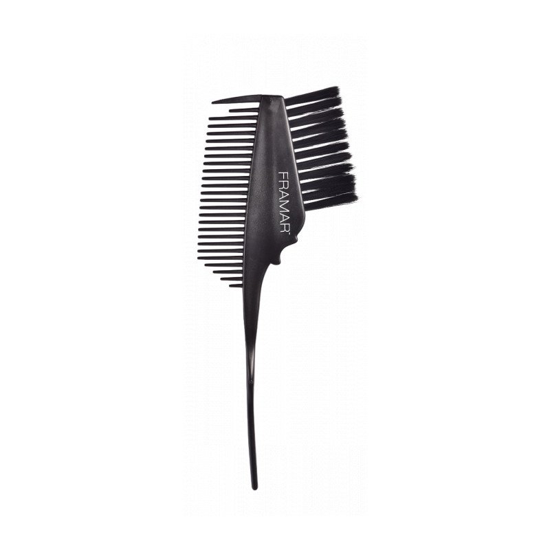 Framar Emperor Brush Black – professioneel 2-in-1 verfpenseel met kam