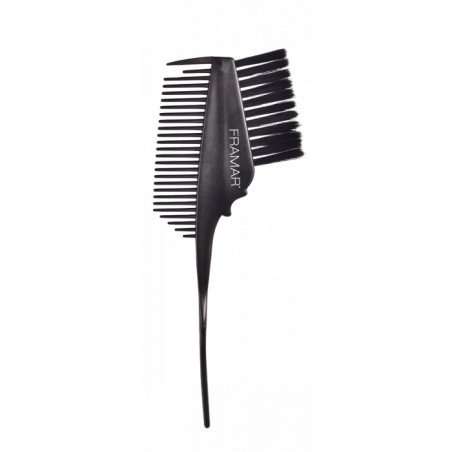 Framar Emperor Brush Black – professioneller 2-in-1 Färbepinsel mit Kamm