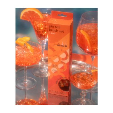 Framar Puttin' On The Spritz Pintails 3pcs – set de pinceaux de coloration professionnels avec pintail 4