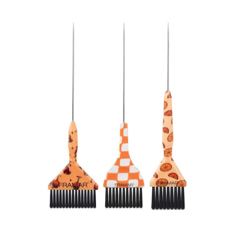 Framar Puttin' On The Spritz Pintails 3pcs – professional pintail color brush set