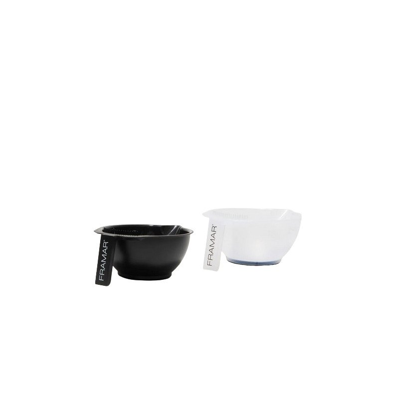 Framar Color Bowl Set – profesjonalny zestaw 2 misek fryzjerskich do mieszania farb Framar Color Bowl Set – profesjonalny zestaw 2 misek fryzjerskich do mieszania farb